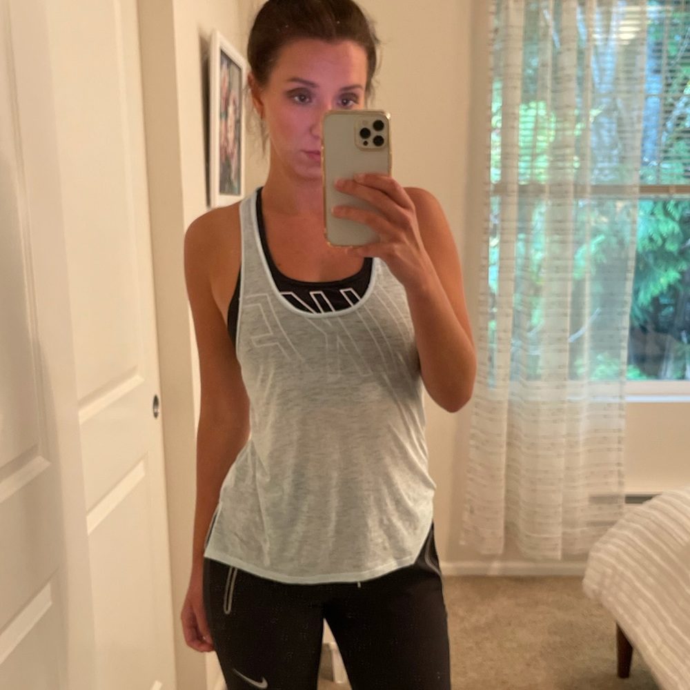 Nike blue tank top